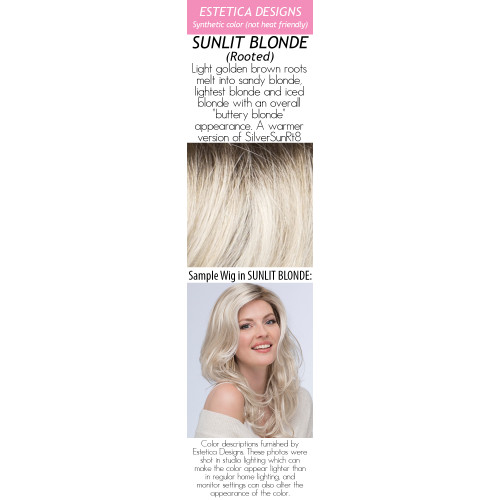  
Color choices: SUNLIT BLONDE (Rooted)